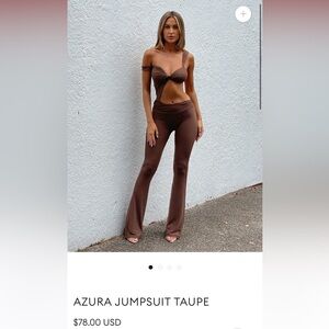 TAUPE AZURA OUTCAST JUMPSUIT